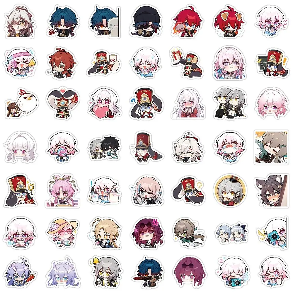 100PCS Hot Game Honkai: Star Rail Graffiti stickers For Helmet Bicycle Hand Account Pencil Case Decals LanLanStickersWorld