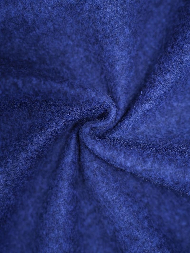 3-Pack Men'S Fleece-Lined Half-Zip Sweatshirts, Casual Solid Color Pullovers with Stand Collar, Long Sleeve, Polyester 100%, Slight Stretch, Knit Fabric, 210g/m², for Fall/Winter, Hiking & Outdoor, Regular Fit