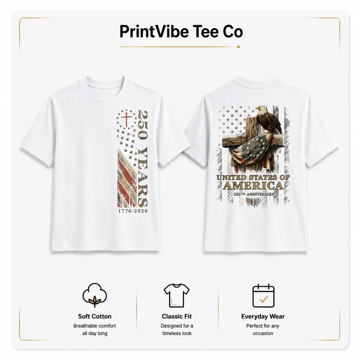 Patriotic Nautical Tee Celebrating 250 Years of Navy Service Featuring American Flag and Eagle Symbols Military Veteran Pride T-Shirt graphic tee