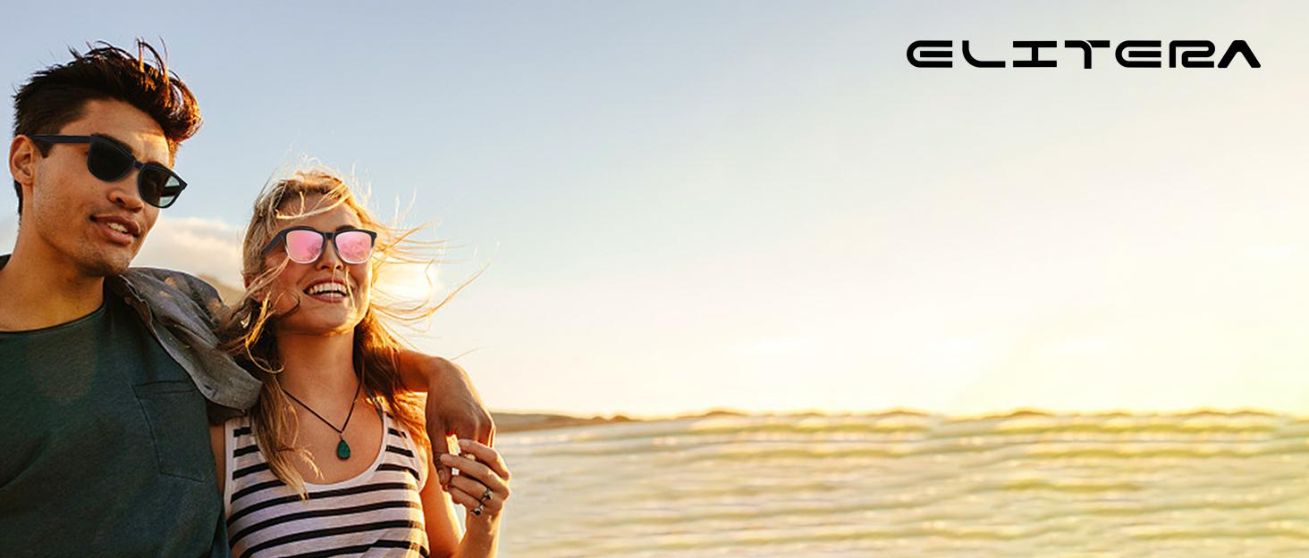 【Holiday Haul】Sunglasses Womens Polarized Sunglasses for Mens Womens Retro Mirror Lens for Driving Fishing UV400 Protection