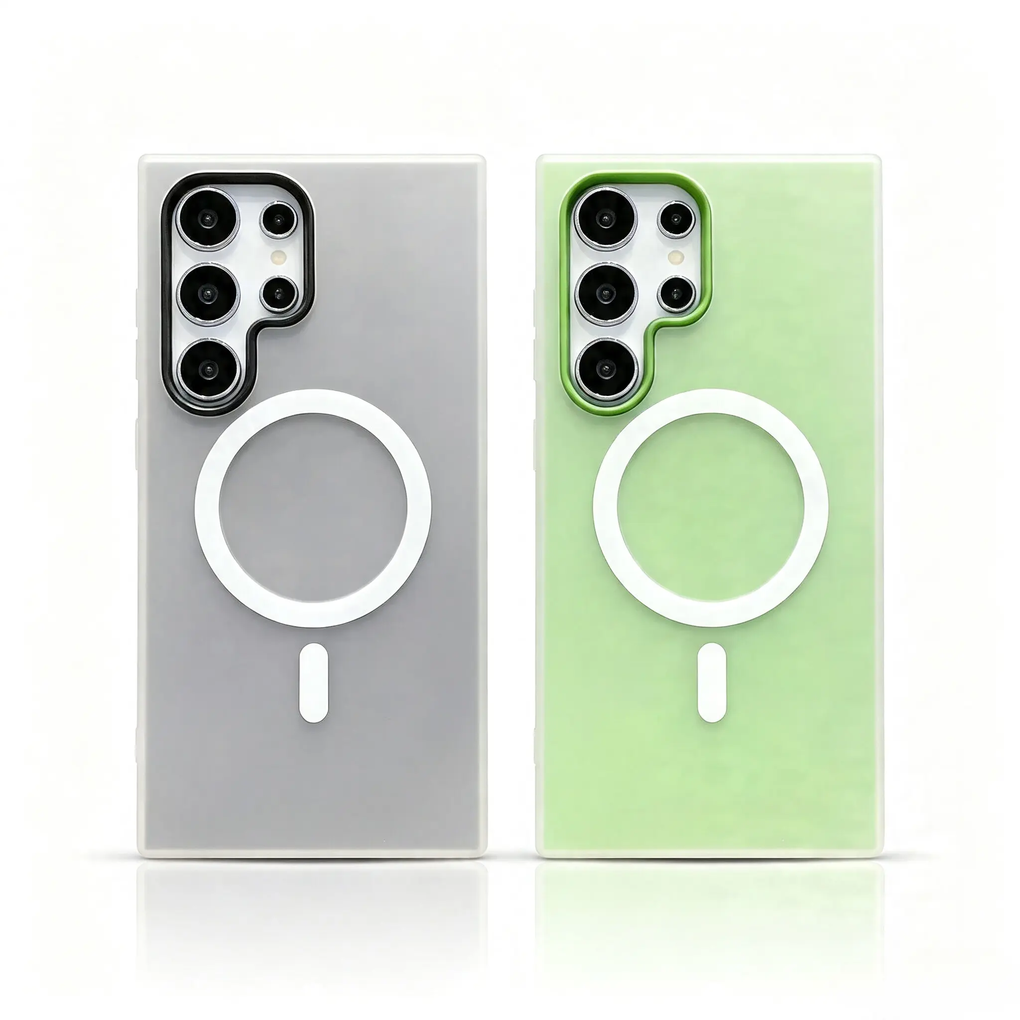 Candy color 2-in-1 phone case,supports Magsafe charging,frosted soft case shock-absorbing protective cover,Slim Magnetic Phone Shell,suitable for Samsung S26 S25 S24 S23 S22 A56 A55 A54 A36 A35 A26 A25 A17 A16 A15 & iPhone case