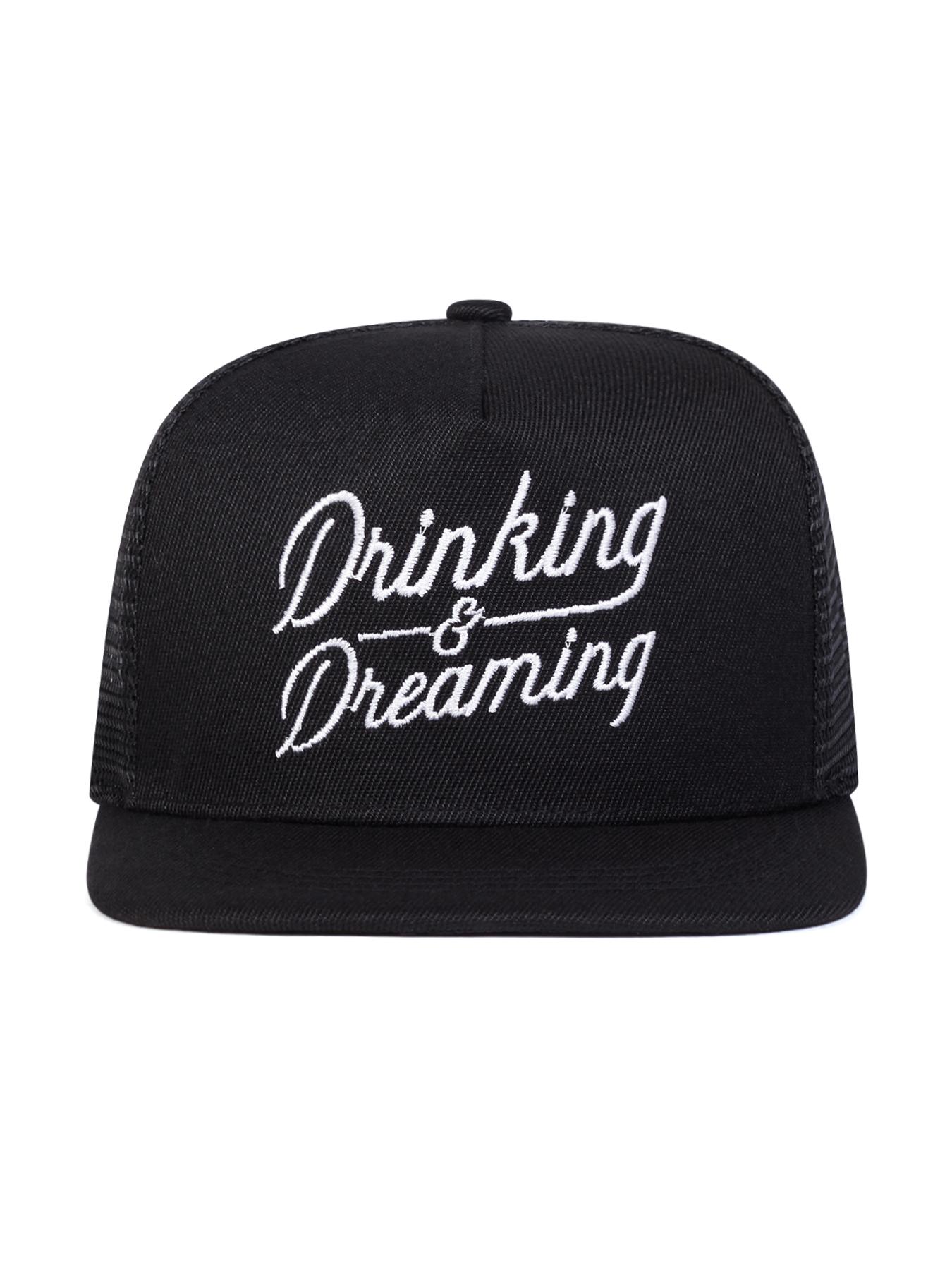 Drinking & Dreaming Trucker Hat, Casual Outdoor Adventure Hat for Men & Women, Fashion Accessories for Daily Wear