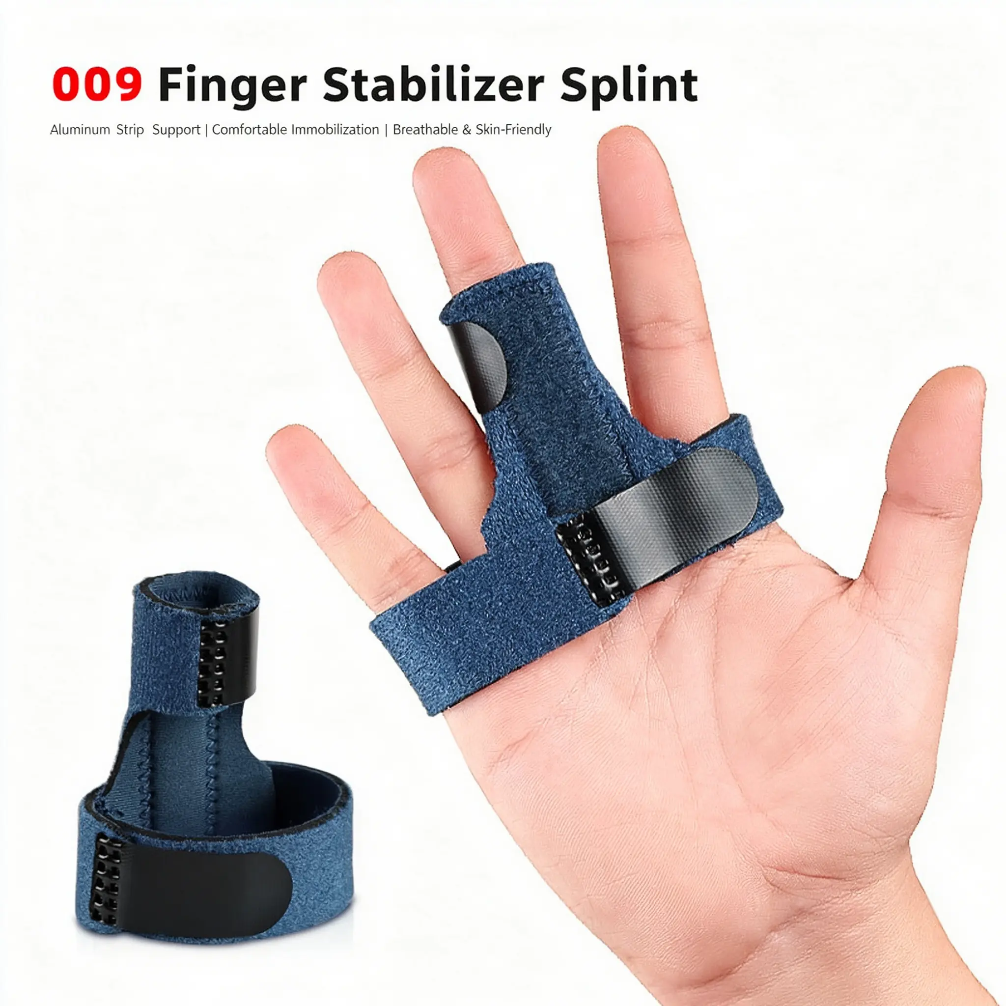 Multi-Finger Universal Support Splint, Breathable Adjustable Finger-Wrist Fixing Strap, Hand Protective Healthcare Accessories for Sports Injury Stabilization & Secondary Injury Prevention