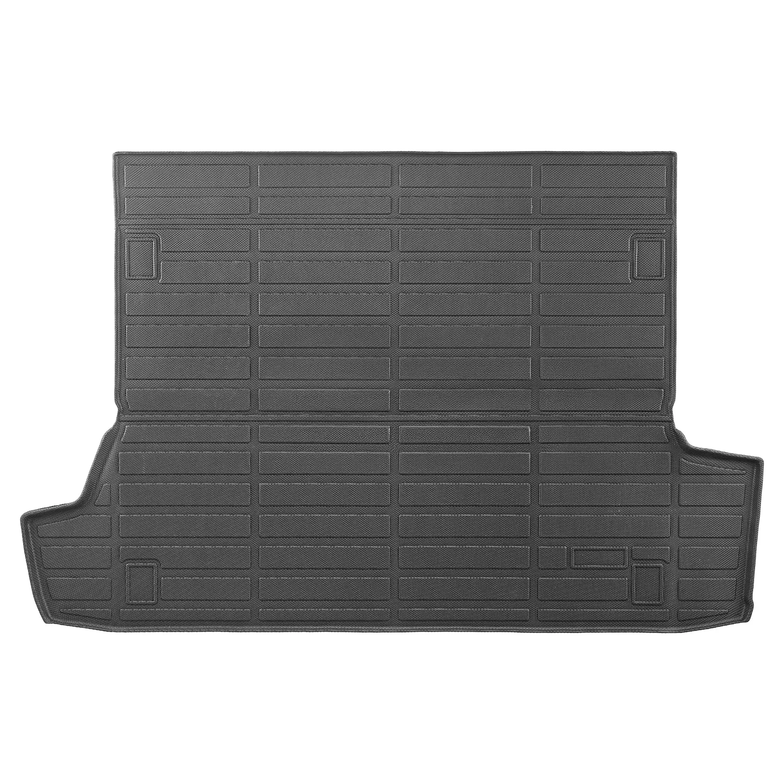 TPE Trunk Mat for Toyota 4Runner 7-Seater 2010-2024 (No Sliding Tray), Easy-Install Slip-Resistant Cargo Mat, Precise-Fit SUV Trunk Protector Replacement, Black (1PCS)