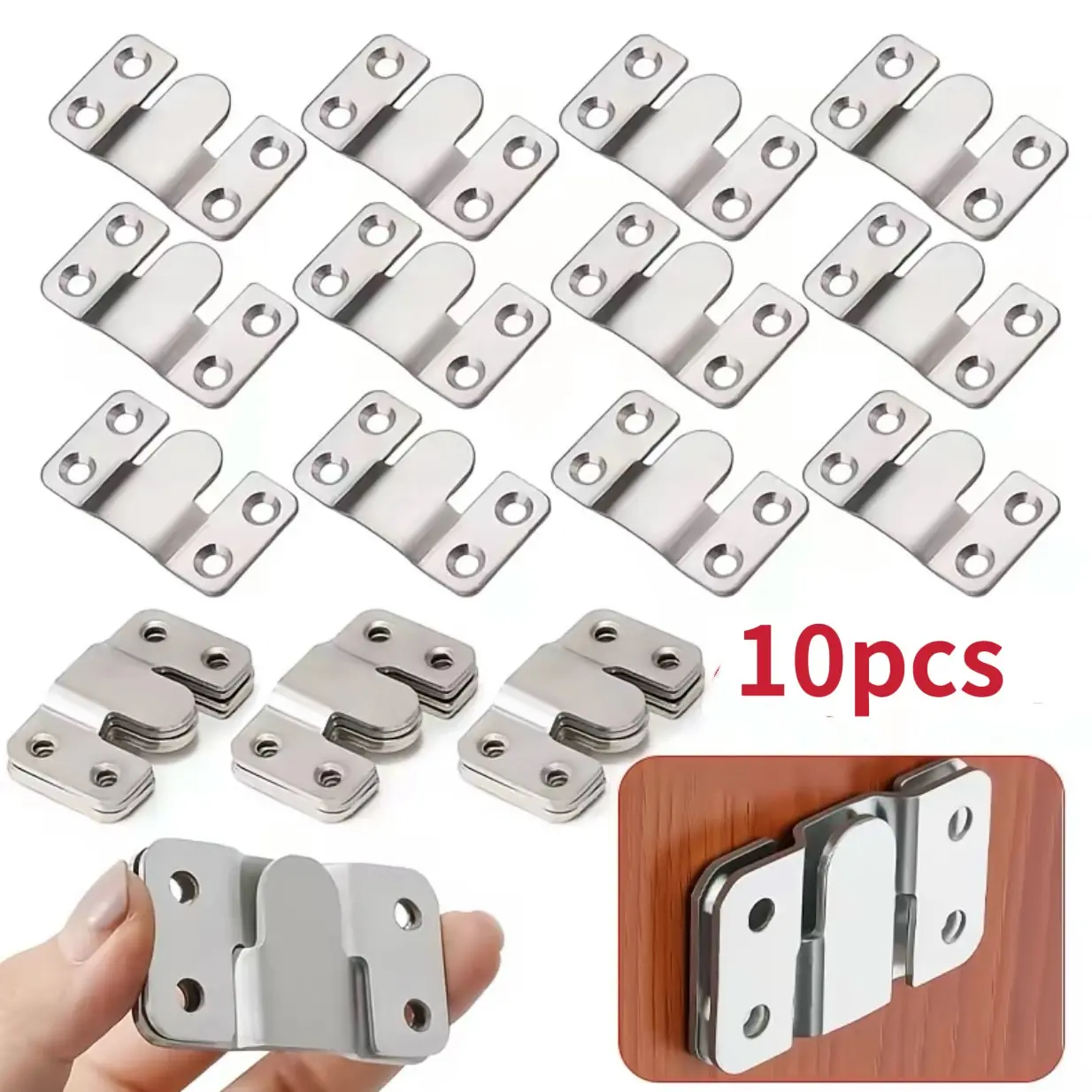 10pcs hanging buckle, picture frame,picture display hook, exhibition picture hanging buckle, photo wall nails, hardware accessories,Removable Hooks, Hook Design