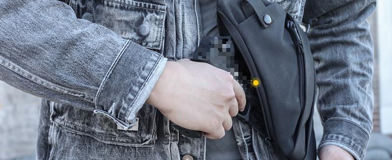 Tactical Crossbody Sling Bag,Concealed Carry Bag for Men Women,Anti Theft Crossbody Bags, CCW Bags EDC Carry Adjustable Strap Satchel