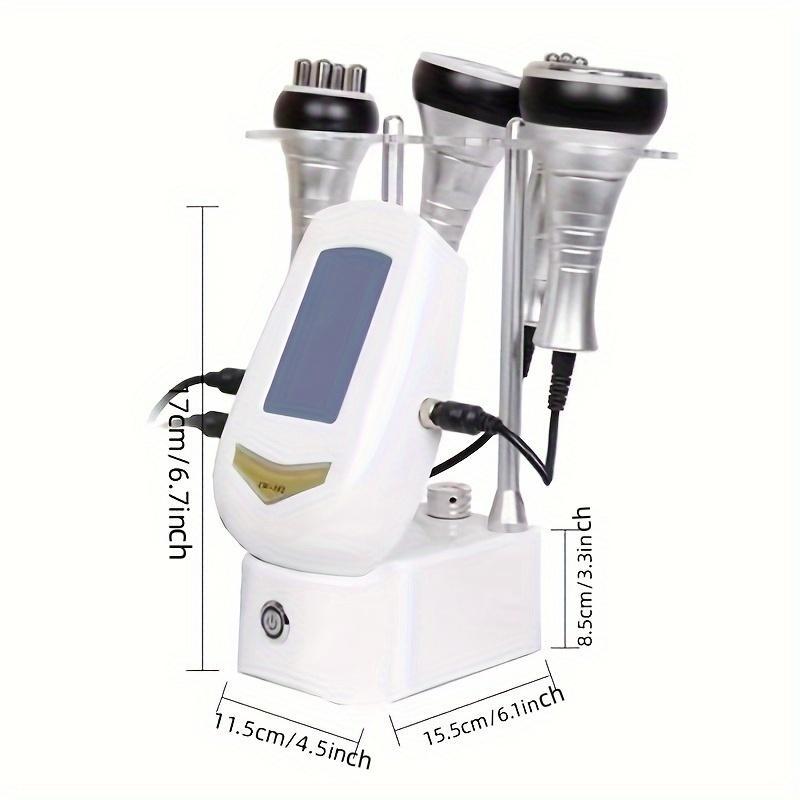 4-in-1 multifunctional beauty machine, facial beauty device, full body massager SPA, multifunctional 4-in-1 body shaping massager, multifunctional facial care beauty device, with thermoplastic elastomer, plug-in operation 110-130V, American plug, face, ar