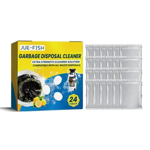 Jue-Fish Aquarium Cleaning Tablets Kitchen Sink Cleaner for Stains and Oil, Drain Cleaner Effervescent Tablets household items