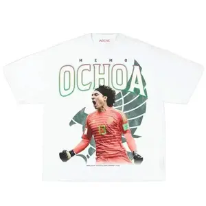 [⚽🔥100% cotton]Memo Ochoa Graphic Tee⚽🔥| Vintage Soccer Streetwear T-Shirt, Mexico National Team Star Shirt, Oversized Football Fan Tee, Retro Y2K Style Unisex Cotton Top, Casual Everyday Outfit, Gift for Football Fans & Ochoa Supporters
