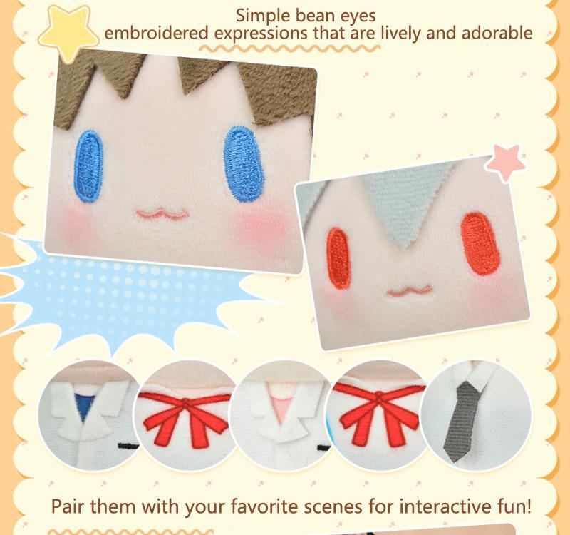 15cm NEON GENESIS EVANGELION Kawaii Figure EVA Plush Doll Rei Ayanami Asuka Anime Peripheral Bag Pendant Collection Model Toys