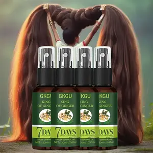 3/4/5pcs Ginger Hair Oil & Biotin Serum - 7-Day Nourishing Scalp Massage for All Hair Types & Strengthening,Natural Ginger Formula for Curly Hair, Scalp Care, Sleek Bottle Design, Highquality Ingredients, Ginger Oil For Hair, Spray For Hair