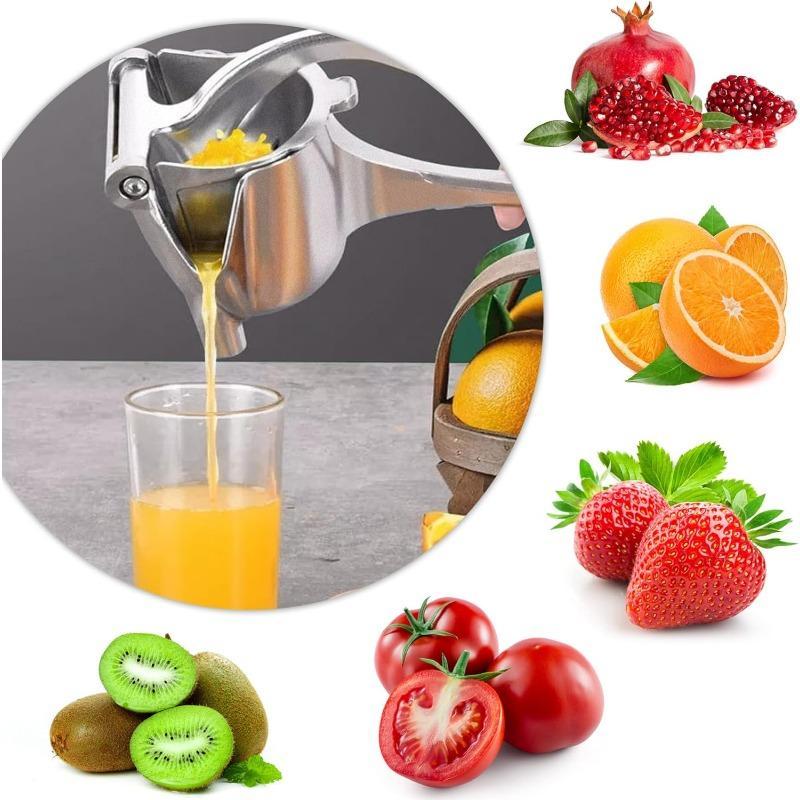 Premium Metal Alloy Manual Citrus Juicer - Detachable Heavy Duty Hand Fruit Juice Squeezer Extractor, Durable Kitchen Juicing Tool for Oranges Lemons Limes