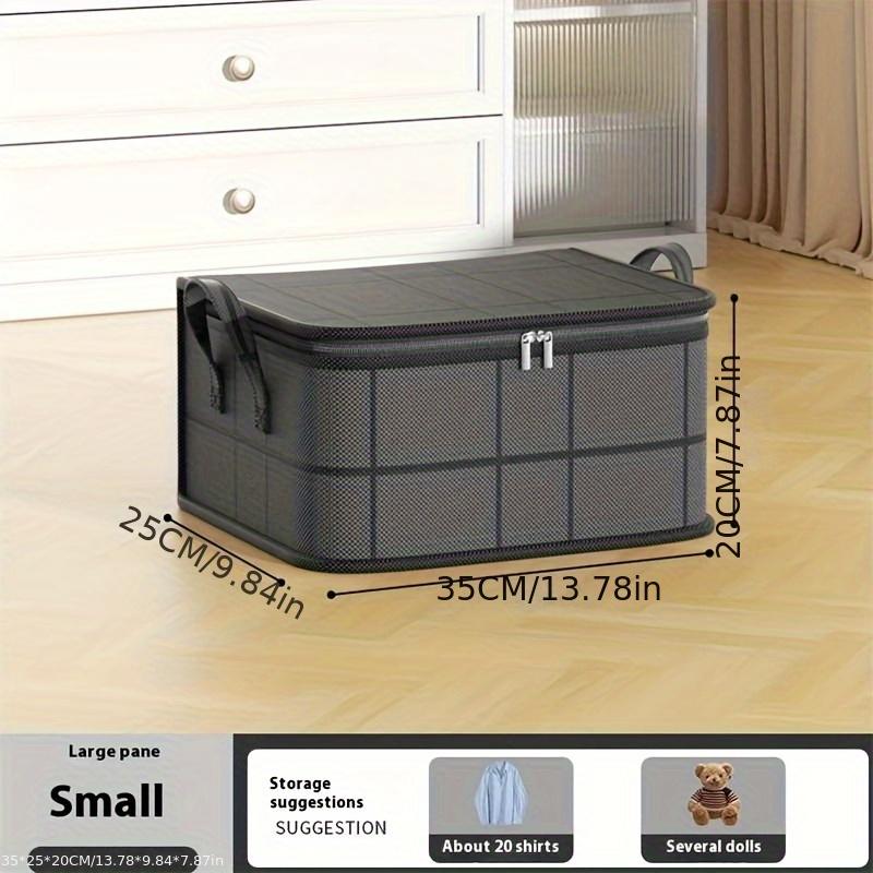 Large Capacity Clothes Storage Bag Stackable Storage Box Quilt Storage Bag Under Bed Storage Container Blanket Storage Clothes Organizer Bedroom, Organizer, Organizer, Home Storage, White T-shirt for Women, Black Pants for Women, Women'S Wi