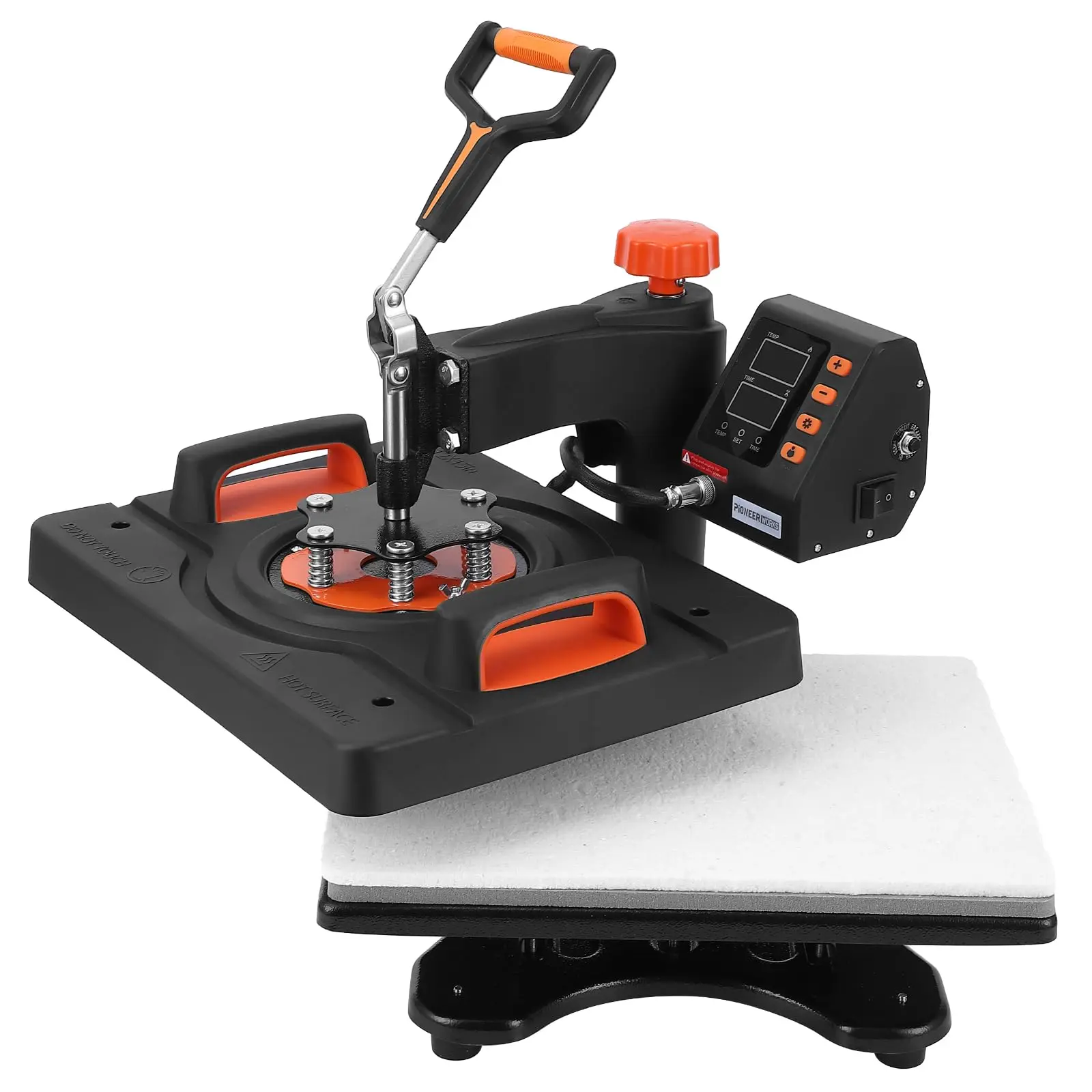 Professional 6-in-1 Sublimation Heat Press Machine 12"x15" - Digital Transfer Printer, 360° Swing Away, 3 Preset Modes, Industrial Grade - For T-Shirts, Hats - USA Version