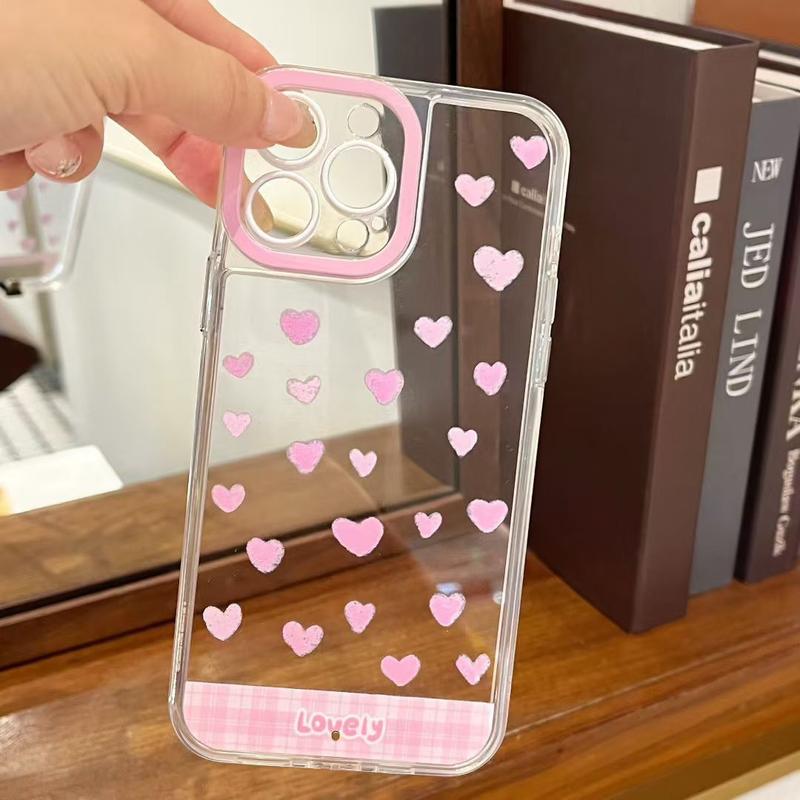 LED Love Phone Case, Compatible with iPhone 17/16/15/14/13/12/11 Pro/Pro Max/Plus, iPhone 17 PRO MAX, Stylish Protective Cover, Unique Design for Daily Use, Protective Casing