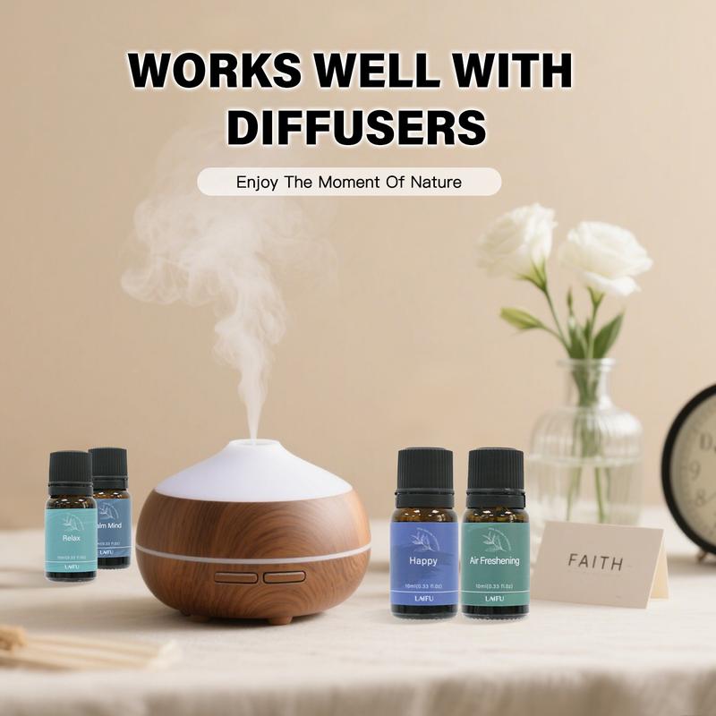 Essential Oil Blend Set, Aromatherapy Essential Oil Kit, Fresh Air Deodorant for Home & Office, A Variety of Complex Fragrances for Diffuser & DIY Candles, Great Gift.