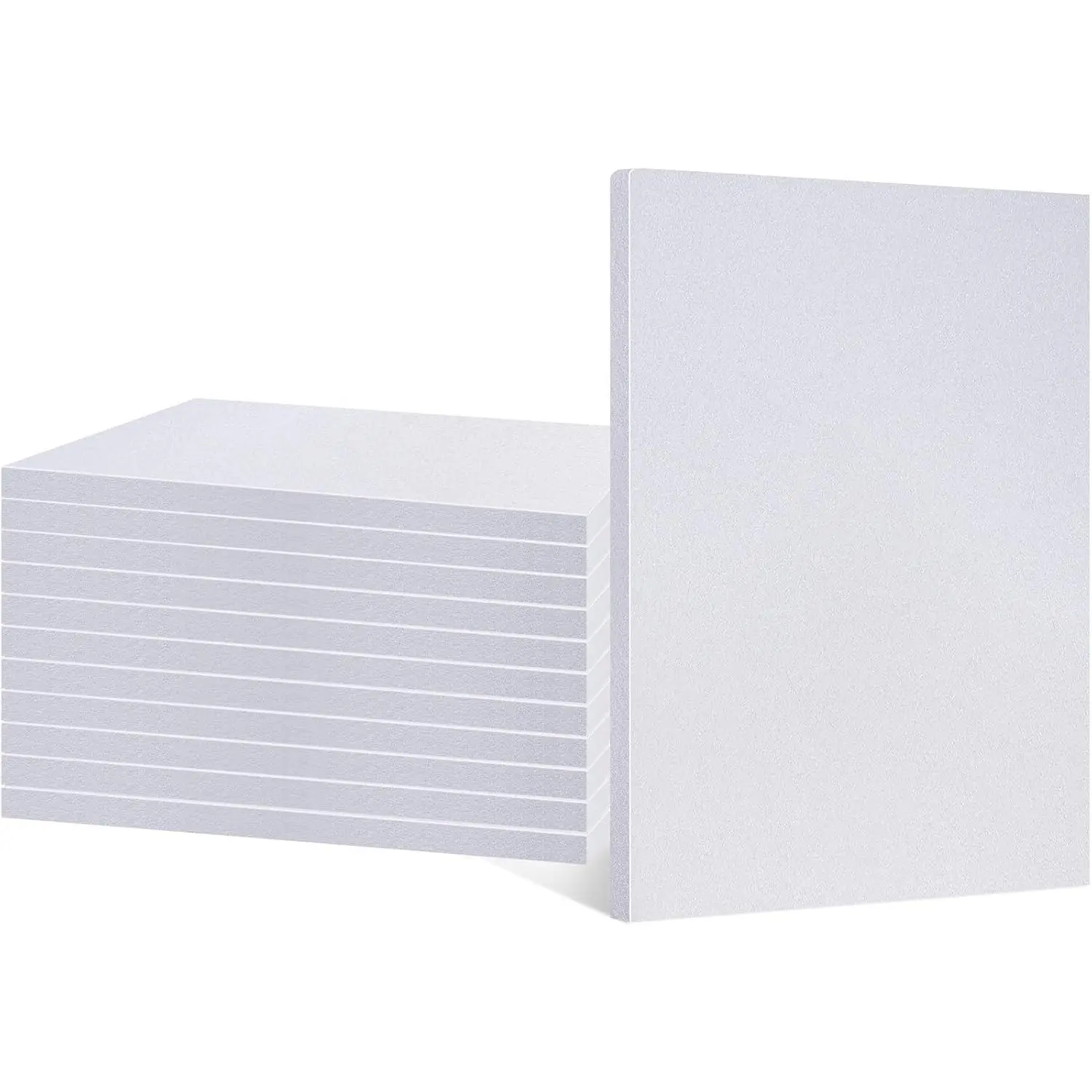 12 Pcs Bulk Foam Board 12" x 7.5" x 1/2" Xps Foam Sheet Panel for DIY Crafts Sculpture Modeling Floral Arrangements School Home Office Art (White)