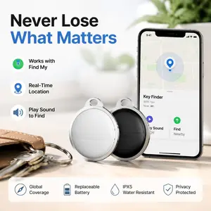 Mini Portable Hidden GPS Tracker, Real Time Tracking Anti-Lost Locator Waterproof Anti-Theft Device for Pet Kids Key Bike Luggage