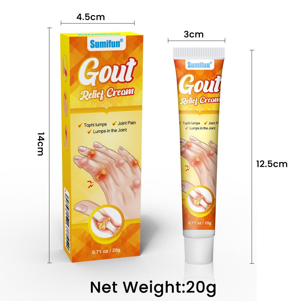 FINALLY!Relief from Gout Pain.Sumifun Gout Relief Balm        Soothes Swollen Joints & Big Toes Fast.joint protection grape seed hydrate eczema  free quantity match butt massage Soothing Magnesium  Conditioning   Firming   mace body neuropathy cream