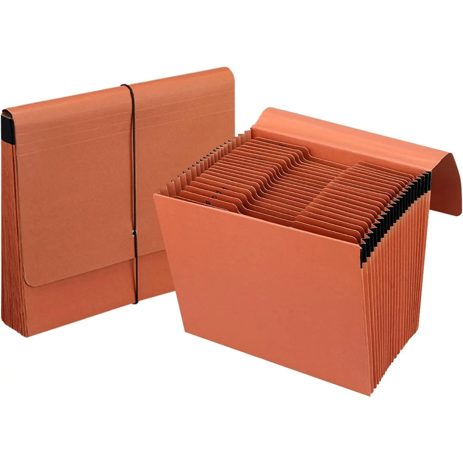 Heavy Duty Expanding File Folder Organizer,21 Pockets Accordion File Organizer,A-Z,1/3 Cut Tabs,Letter Size,17.5Inch Expansion