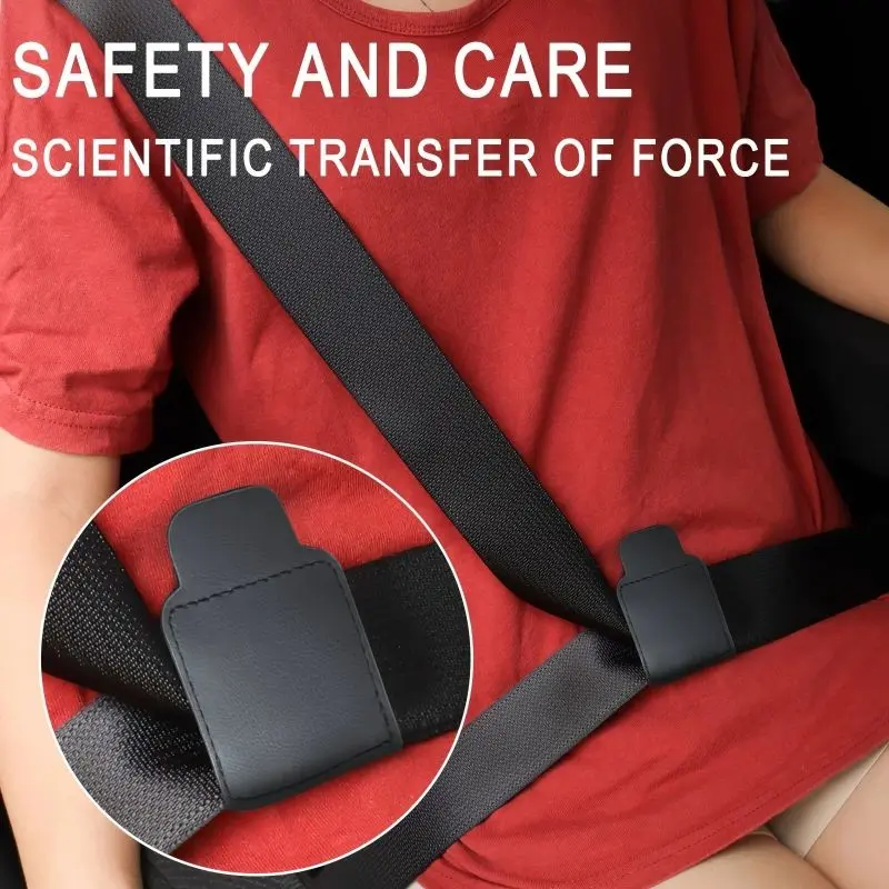 2pcs Car Seat Belt Retainer Clips, Universal Adjustable Seat Belt Adjuster Clamps, Easy Installation, Durable Design, Perfect Fit