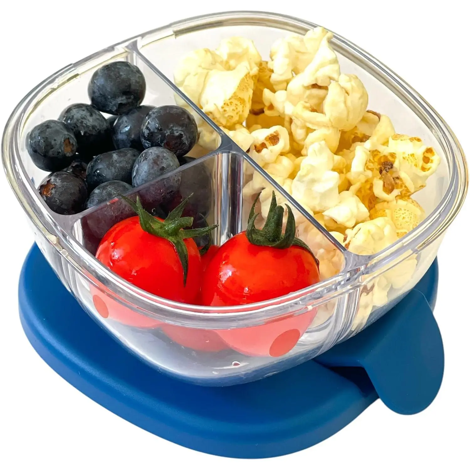 Snack Bowl – 3-Compartment Leakproof Snack & Breakfast Container for  & Adults –  Bento Snack Box for Yogurt, Parfaits, Fruit, Veggies & Small Meals