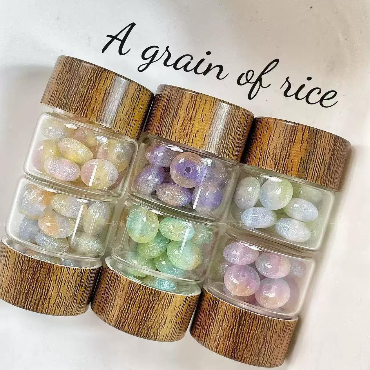 Portable Mini Glass Storage Bottle, 2/4 Counts Wooden Lid Jar, Spice Container, Seasoning Jars Containers for Travel, Picnic, Camping, Kitchen, Organiser