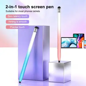 Dual-Ended Capacitive Stylus Pen, Full Compatibility Touch Screen Pen, No Charging Needed, Low Latency, Compatible with Mobile & iPad