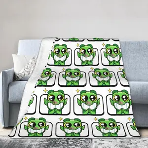 Goblin Clash Royale Flannel Blanket – Super Warm Soft Throw for Bed, Home, Travel, and Gamer Gift