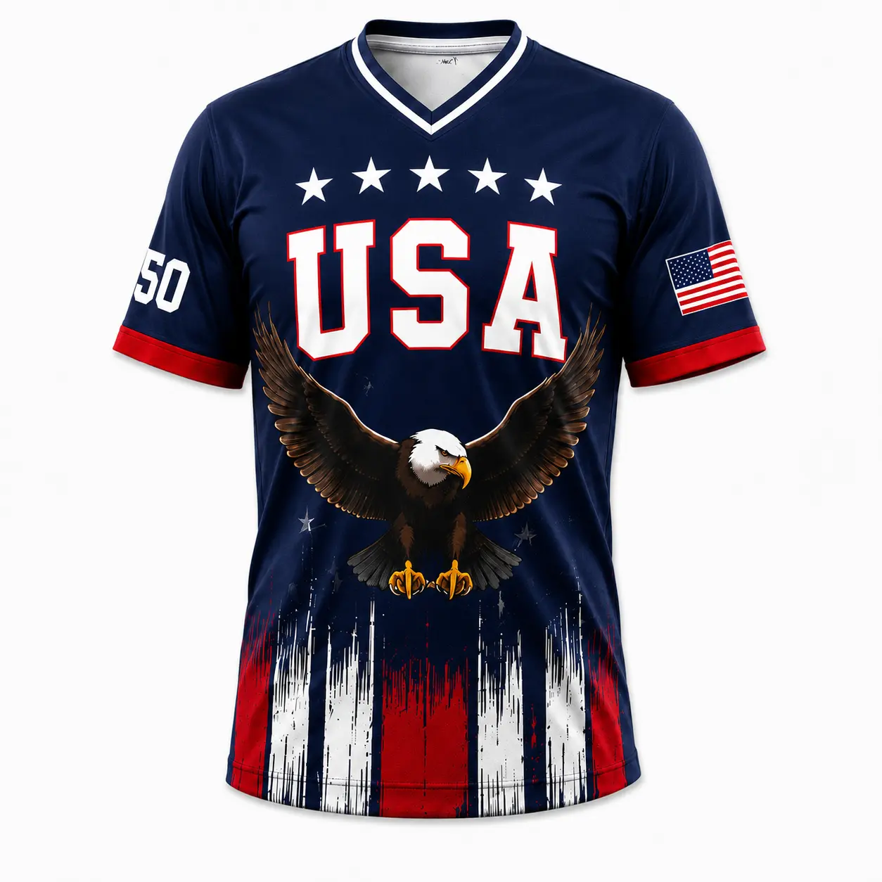 USA 250 Years V-Neck Jersey,250th anniversary gift,independence day gift,vintage shirts,good graphic tees,sporty geometric design,sport clothing,trendy casual loose fit,summer fits,unique birthday gift,gym clothes men,daily casual style,s clothing,2026