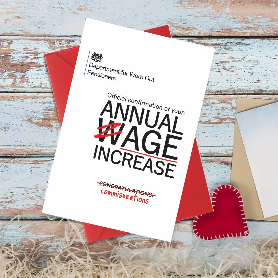 1pc Inspirational Greeting Card for Promotions and Salary Increases - Perfect for Colleagues, Friends, and Recent Graduates - "Congratulations on Your Wage Increase" with Red Envelope