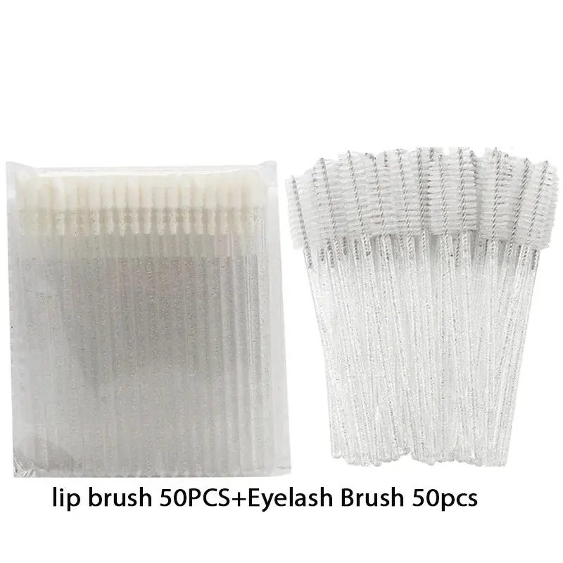 100pcs Disposable Eyelashes Mascara Wands Applicator, Lash Extension Set for Eyebrow Eye, Wholesale Makeup Tool, Brushes Lip, Beauty
