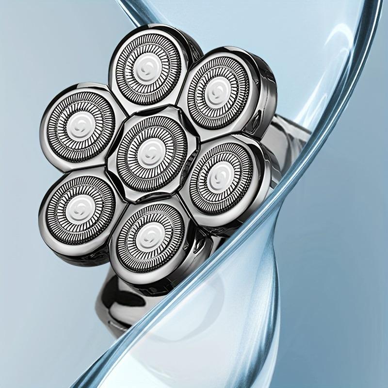 7D 7/8/9 Heads Replacement Heads for Electric Shaver, 1 Count Smooth & Comfortable Shaving Heads, Compatible with Most Brands Except Remington and SkullShaver Trimmers for Men, Multifunctional Shaving Head