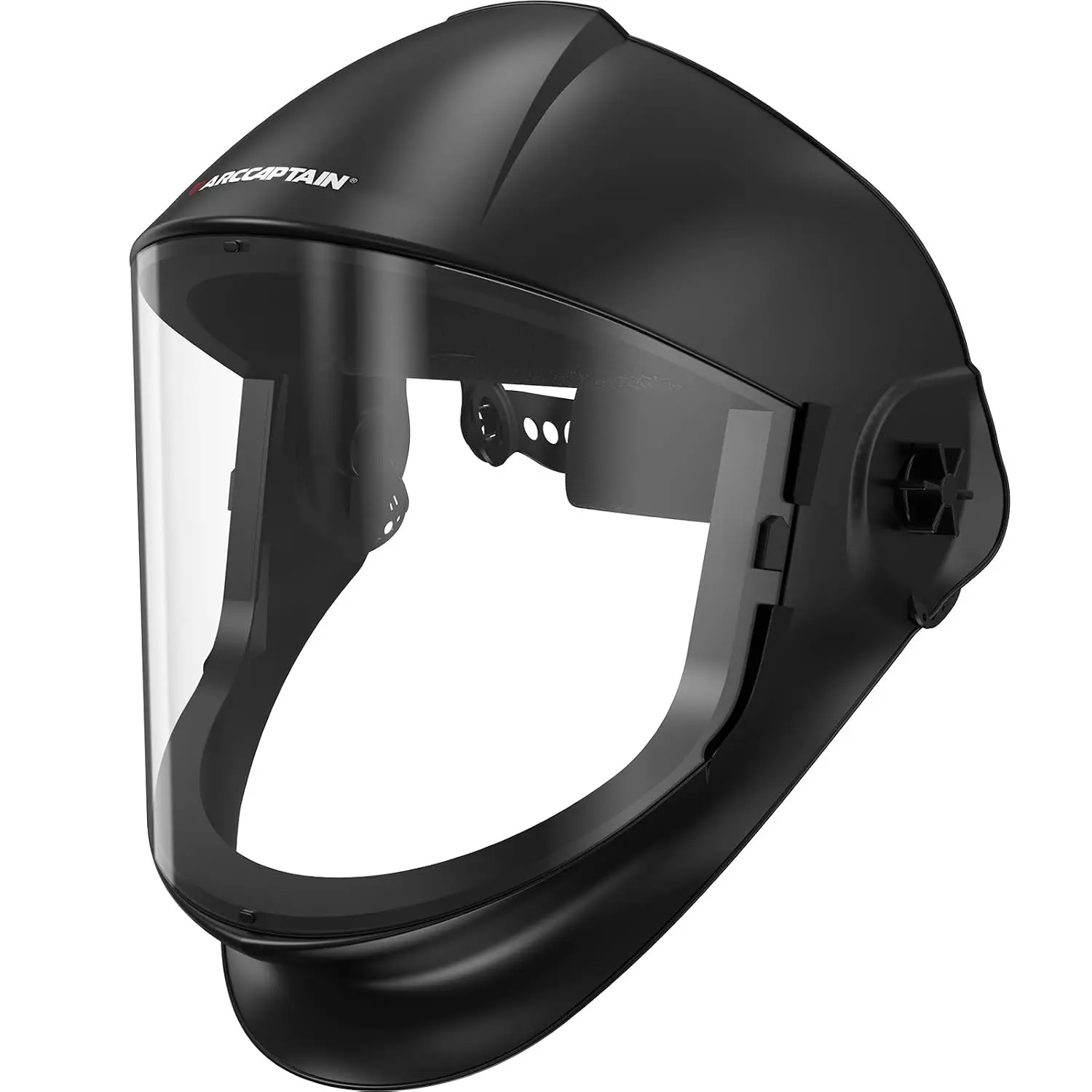 Anti-Fog Panoramic Full Face Shield, Clear Polycarbonate | Full Face Mask with Impact Protection and Adjustable Ratcheting Headgear, ANSI Z87.1 Certified for Grinding and Cutting