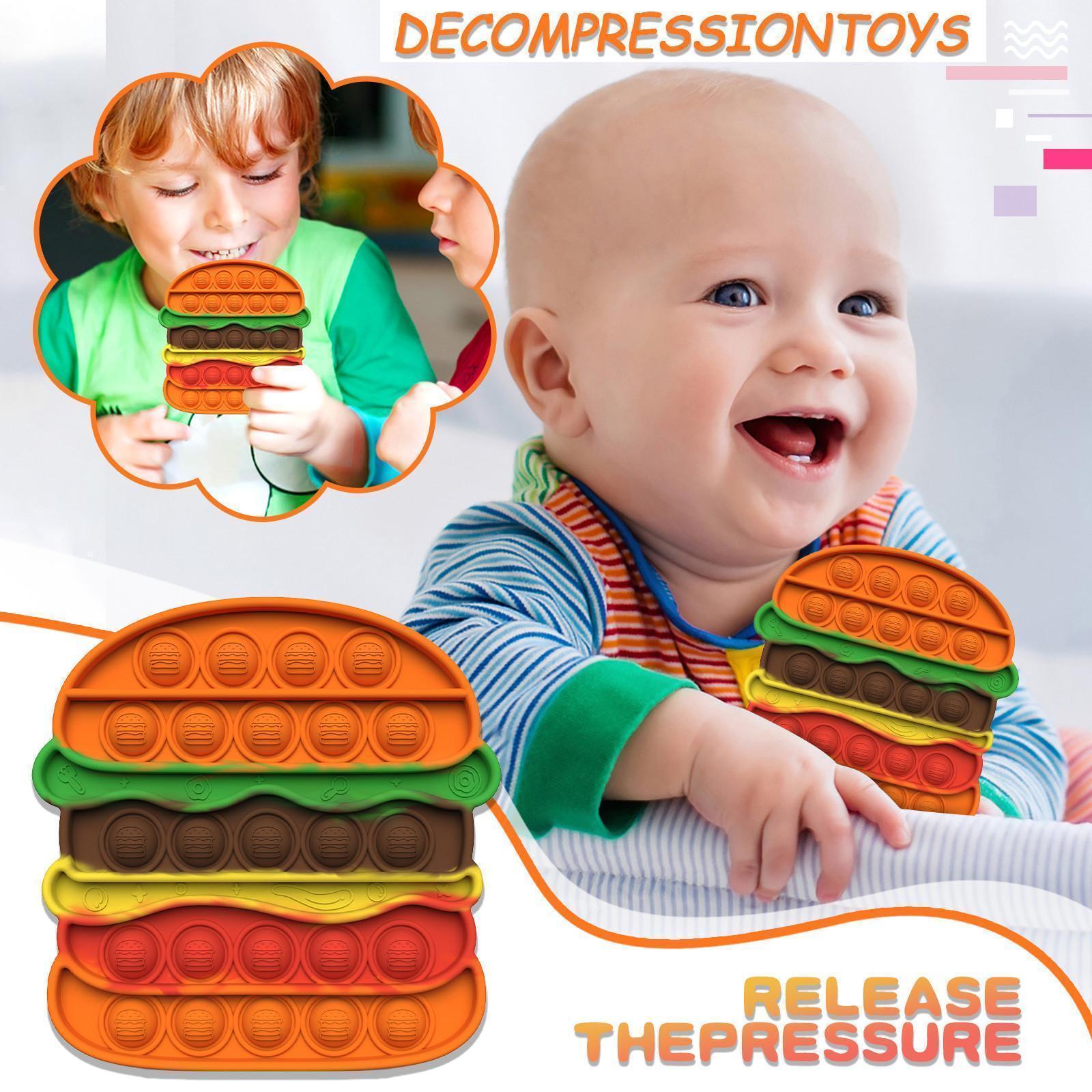 Push Bubble Sensory  Toys-Stress Relief Silicone Pressure Relieving Toys tiny  fidgets