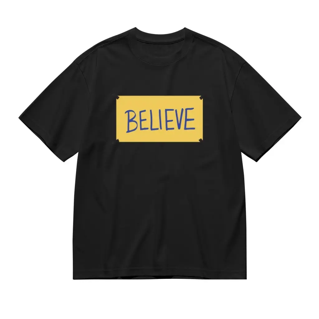 Ted Lasso T-Shirts, Believe Whistle T-Shirt Sport Motivation Shirt Ted Shirt with Backprint