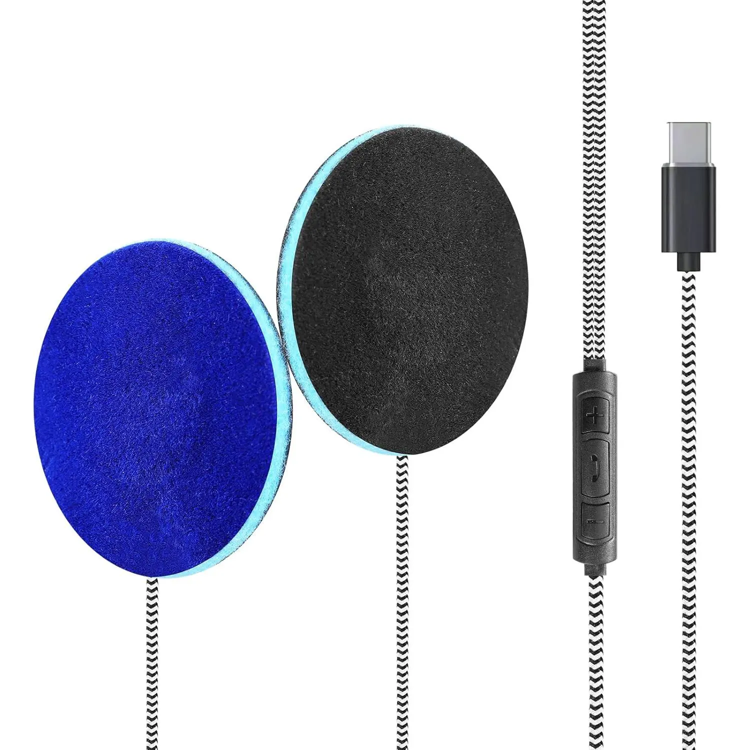 Ultra-Thin Retractable Sleep Headband Headphones with Ultra Thin Pillow, Touch Control, Mic, Plastic Build, AirPlay Support, Type-C Interface 1 (Phones & Electronics Audio Accessory)