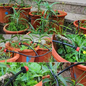 Drip Irrigation Supply Pipe, Drip Emitter, Irrigation Components, Drip Head, Spray Flower Watering System, Efficient Garden Tool