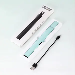 Double Arc Windproof Flameless Electronic Lighter USB Rechargeable Plasma Ignition Tool Portable Household Gadget For Aroma Candles Kitchen Stove Outdoor BBQ Charcoal Camping Survival Use No Gas Needed