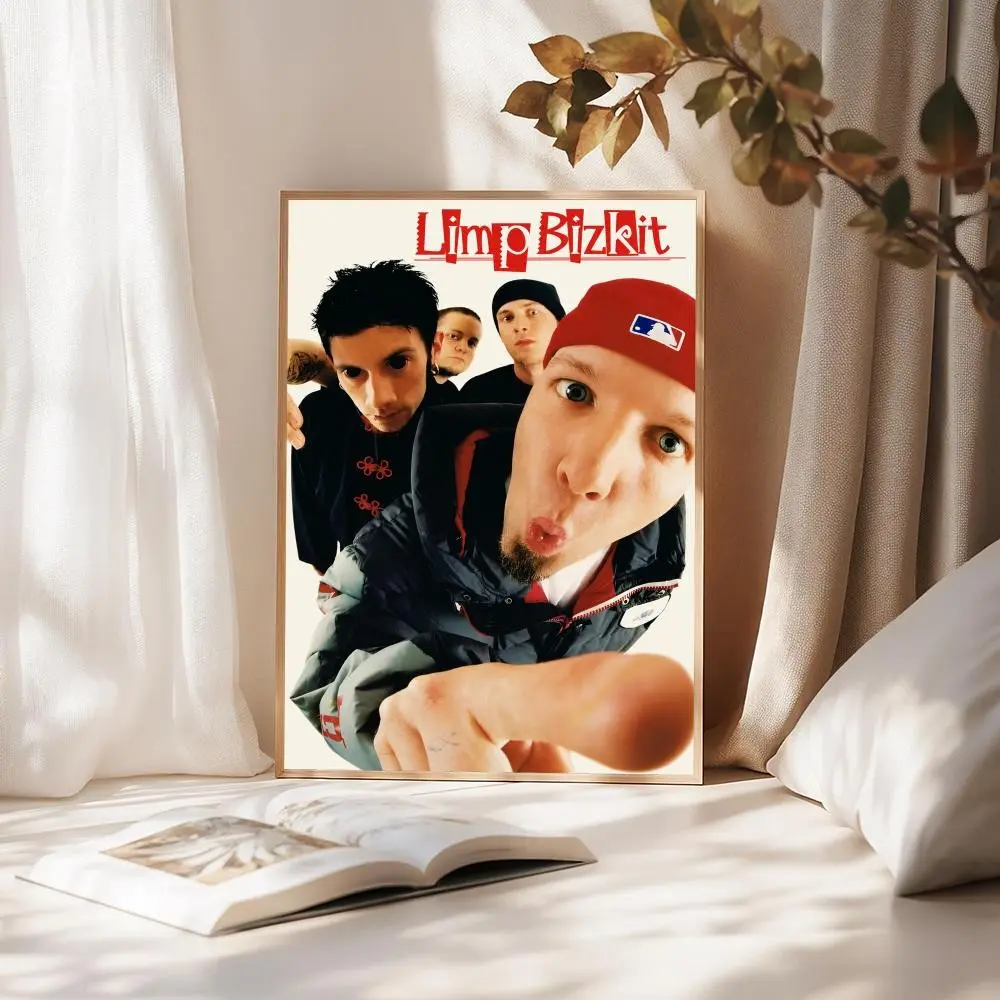 Rock Band Limp Bizkit Poster 1 Piece HD Waterproof Art Poster Wall art print art suitable for living room bedroom bar parlor home decor Wall Art Decoration Artistic Indoor Decoration gift fade-Resistant, Non-sticky, vibrant Dly Wall print