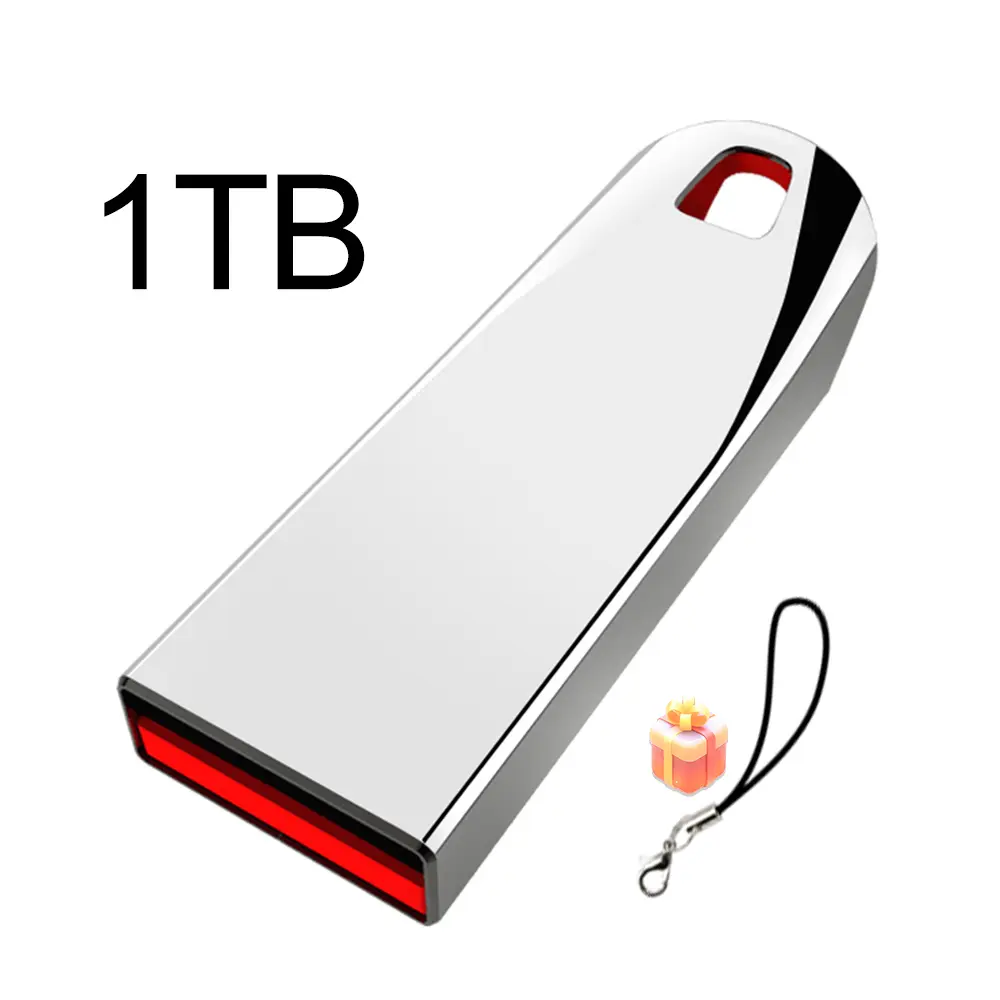 Metal USB 3.0 Flash Drive - High-Speed USB External Memory with Hot Swap, 128GB/512GB/1TB/2TB Capacities, -20°C to 85°C, 1,000,000 Rewritable Times, Mini Storage Device for Computers, PC Accessories, Work Accessories, Tech Gadgets
