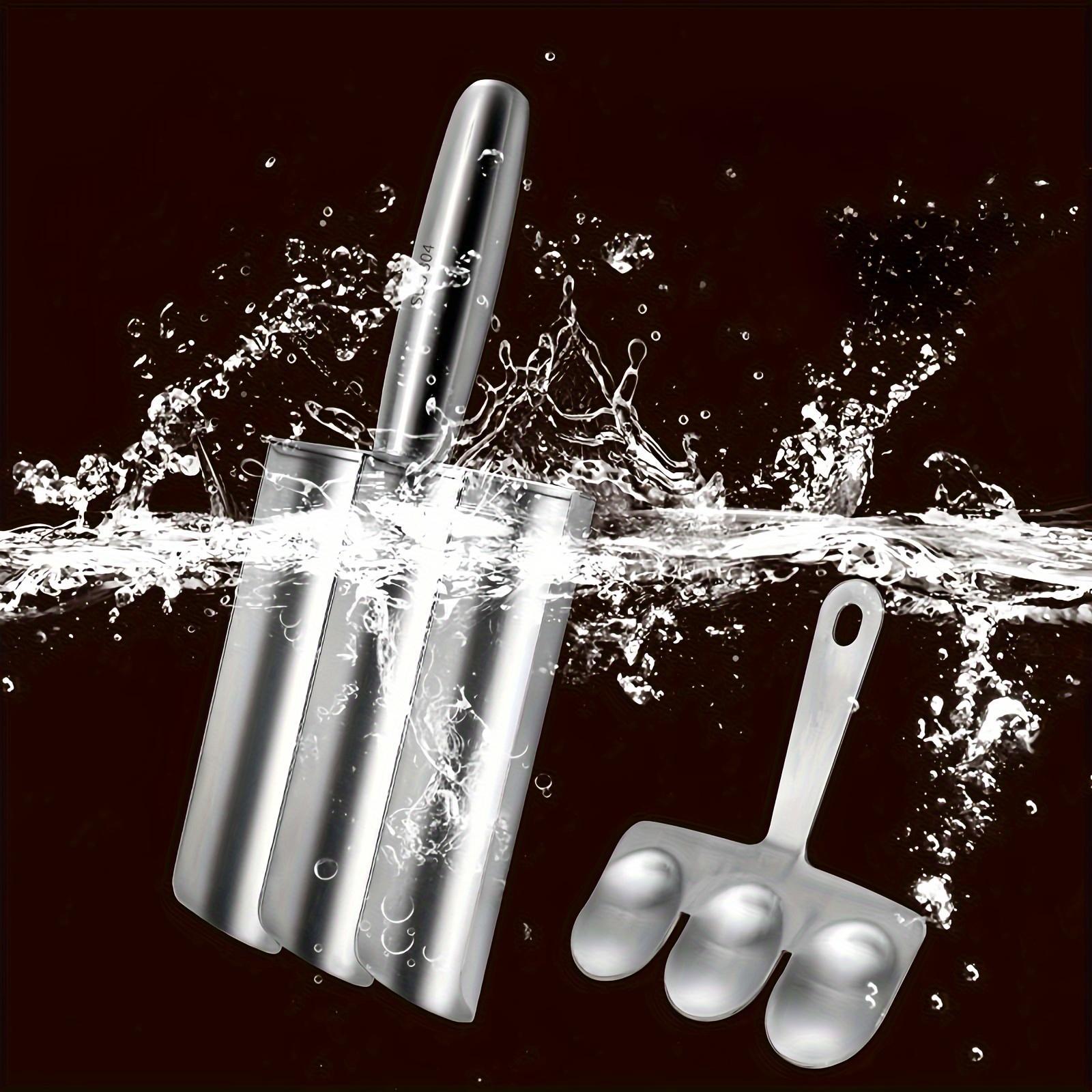 Stainless Steel Triple Meatball Maker, Meatball maker tool, Spoon with Cutting, Meatball Making Mold Set, Home Cooking Tools, DIY Quick Cooking Meatballs