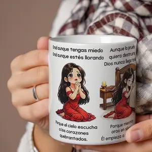 11oz Christian Mug | Sublimation Design | God Heals Wounds | Christian Motivational Mug