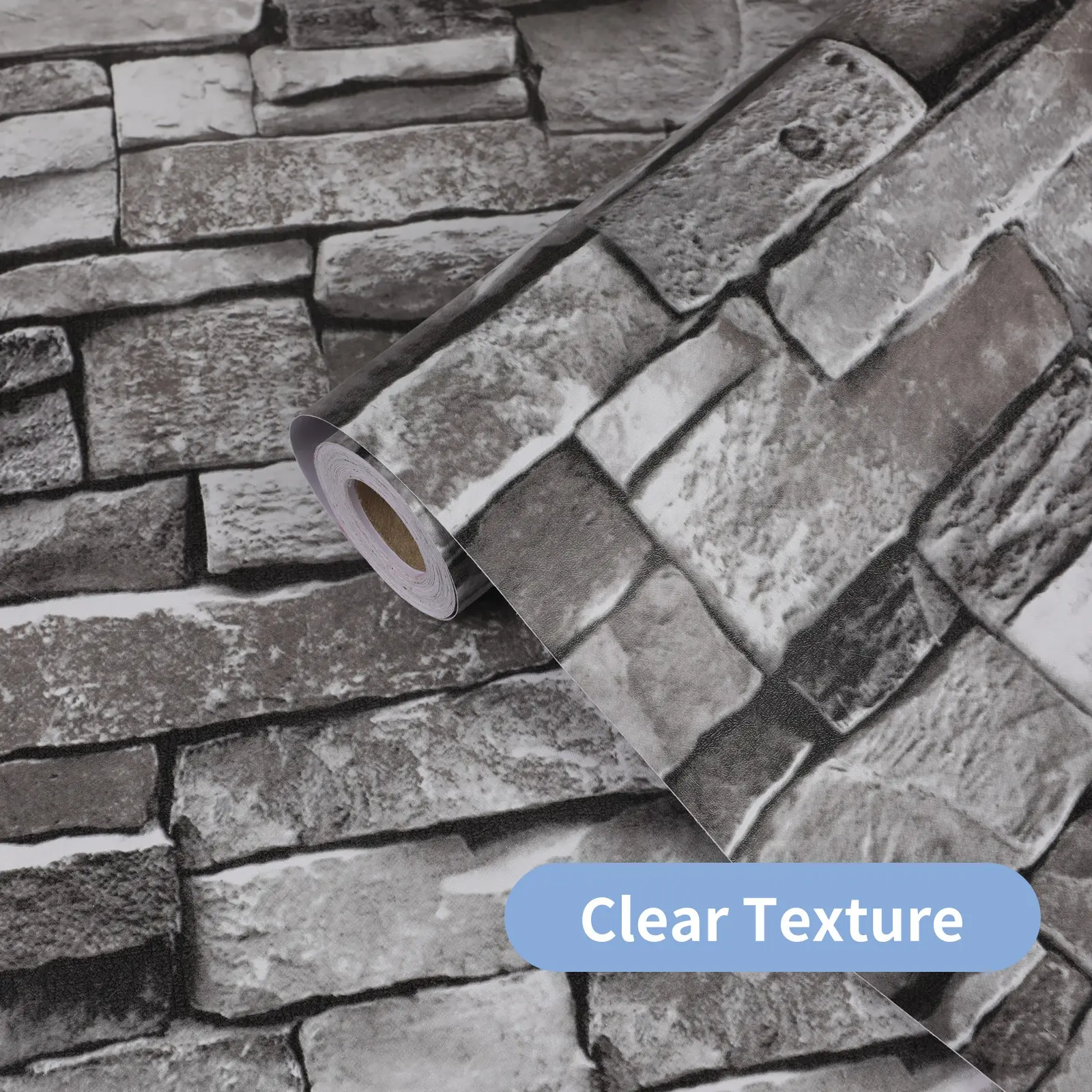3D Brick Pattern Self-Adhesive DIY Wallpapers, Waterproof Moisture-Resistant Removable Sticker, Ideal for Interior Walls, Cabinets, Tables, Furniture Renovation