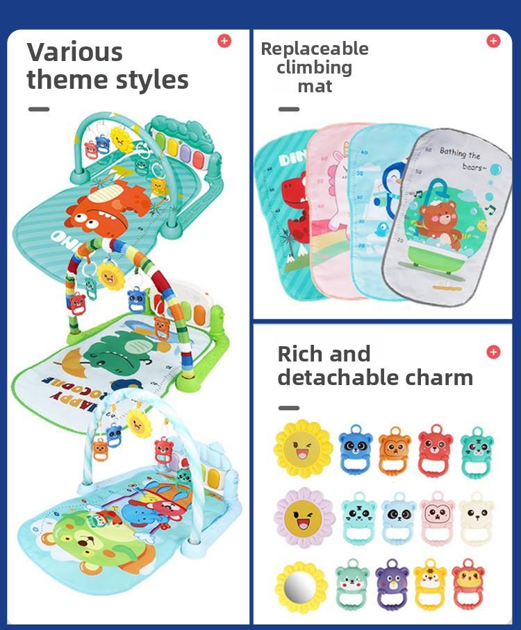 Baby Activity Play Mat |   Musical Kick Piano Gym for Tummy Time Fun