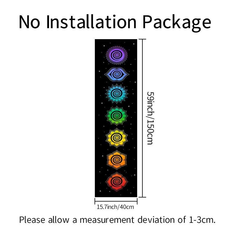 1 Piece Boho Style Colorful Moon Phase Tapestry, Cosmic Energy Meditation Tapestry, Square Wall Decoration Tapestry For Bedroom & Living Room, Wall Hanging Tapestry