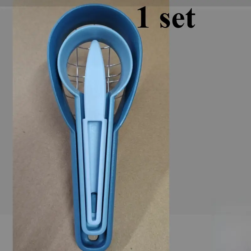 3-in-1 Avocado Slicer Cutter Pitter, Multifunctional Fruit Cutting Tool for Avocado