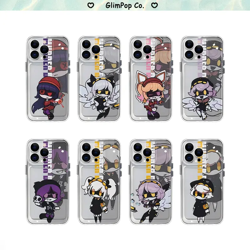 M-Murder Drones Anime Clear Soft Phone Case for iPhone 17 16 15 14 13 12 11 | Trendy Anime Cover, Perfect Holiday Birthday Gift