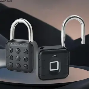 Zinc Alloy Electronic Fingerprint Password Lock - IP56 Waterproof, Rust-Resistant, Durable Security Lock for Storage Cabinets, Doors