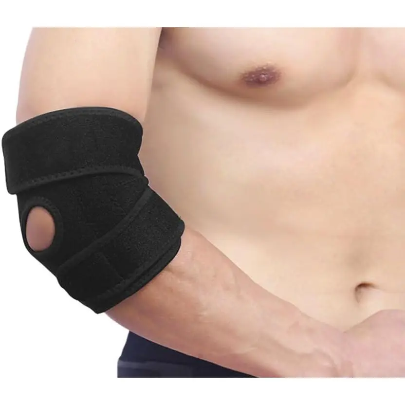 1 PC Adjustable Compression Recovery Elbow Brace Support Anti-Slip ness Sports Protection Gear Elbow Pad Guard Sprain, Pain Relief, Tendonitis, Tennis&Golf Elbow Treatment